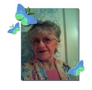 mom's butterflies Lois' frame